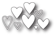 Лезвие от Memory Box -  DIES- Mini Heart Collection