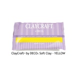 Полимерная глина от Claycraft by Deco© - Yellow, цвет желтый, 55 гр.