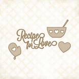 Чипборд Blue Fern Studios - Recipe for Love