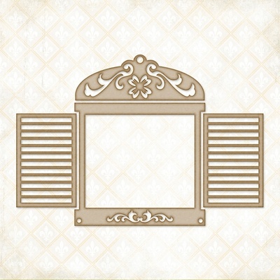 Чипборд Blue Fern Studios - Tuscan Window