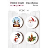 Набор скрапфишек Фабрика Декору из 4 шт FDSC 114