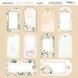 Лист двусторонней бумаги от Scrapmir - Tag-Pad - Pink Childhood, 20х20см
