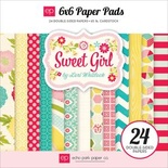 Набор бумаги от Echo Park - Sweet Girl 6x6 Paper Pad, 15х15см
