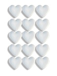 Прозрачные эпоксидные наклейки Epiphany Crafts - Bubble Caps Clear Heart 25
