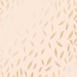 Лист односторонней бумаги с фольгированием Golden Feather Beige, ТМ Фабрика Декора