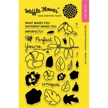 Силиконовый штамп от Waffle Flower - Hibiscus, 10,1x15,2 см.