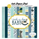Набор бумаги Carta Bella Rock-A-Bye Boy 6x6 Paper Pad, 15х15 см