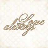Чипборд Blue Fern Studios - Love Always
