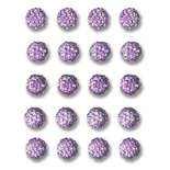 Украшения Queen & Co - Twinkle Goosebumps - Light Purple, 20 штук