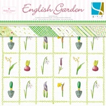 Набор скрапбумаги GCD Studios - English Garden - 12 двусторонних листов, размер: 30x30 см