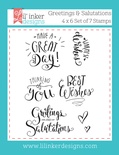 Штампы от Lil' Inker Designs - Greetings & Salutations Stamps 