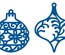 Набор лезвий Marianne Design Creatables - Two Baubles