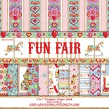 Набор бумаги от Helz Cuppleditch - Fun Fair, 15х15 см, 12 листов