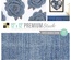 Набор кардстока DCWVPaper Backed Denim Fabric, 30х30 см, 12 листов, джинсовая ткань