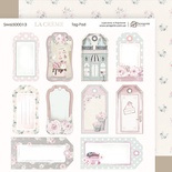 Лист двусторонней бумаги 20х20см Tag-Pad La Creme от Scrapmir