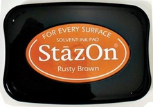 Перманентные чернила Tsukineko - StazOn Pads Rusty Brown