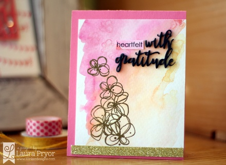 Нож для вырубки от Lil' Inker Designs - With Gratitude Word Die 
