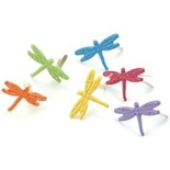 Набор брадсов Creative Impressions - Tropical Dragonflies, 50 штук