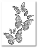Нож для вырубки от Memory Box -  DIES - Reverse Butterfly Collage