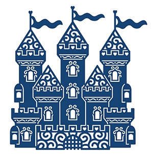 Лезвие - Замок - Tattered Lace - Dies - Fairy Castle