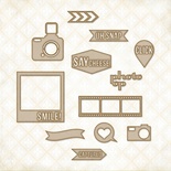 Чипборд Blue Fern Studios - Picture Perfect