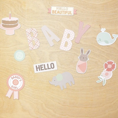 Набор карточек Project Life by Becky Higgins - Value Kit - Lullaby Girl, 120 элементов