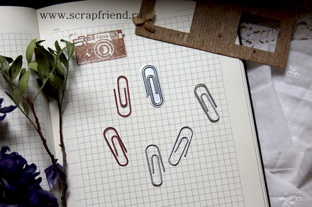 Нож для вырубки Скрепка, 0,9х2,7см, Scrapfriend
