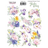 Набор наклеек (стикеров) 11 шт Tender spring  176, ТМ Фабрика Декора
