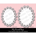 Набор лезвий My Favorite Things - Die-namics Oval Dainty Doily Duo
