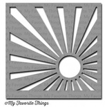 Маска My Favorite Things - Stencil Sun Ray, 15х15 см