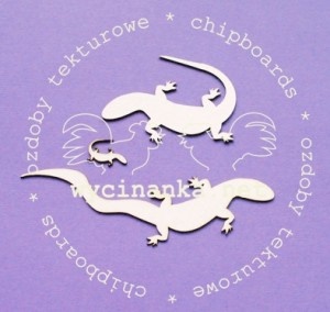 Чипборд от Wycianka - Ящерицы, 2 дет.