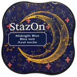 Чернила Tsukineko StazOn Midi Ink Pad - Midnight Blue