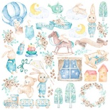 Лист с картинками для вырезания Dreamy baby boy, ТМ Фабрика Декора