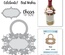Ножи для вырубки + штампы от Spellbinders - Vineyard Wine Bottle Tag Stamp and Die Set.