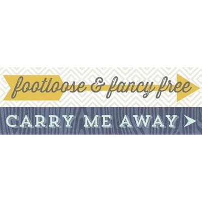 Вырубка из кардстока My Mind's Eye Carefree, 5х15 см