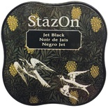 Чернила Tsukineko StazOn Midi Ink Pad - Jet Black