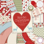 Набор бумаги от First Edition - Nordic Christmas, 20x20 см, 48 листов