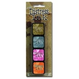 Набор штемпельных подушек Ranger - Distress Mini Ink Kit - Kit 7