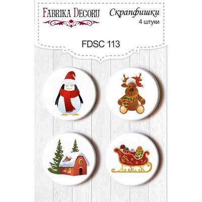 Набор скрапфишек Фабрика Декору из 4 шт FDSC 113