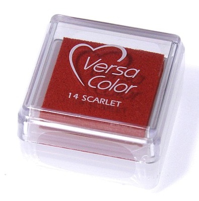 Пигментные чернила Tsukineko - VersaColor Small Pads Scarlet