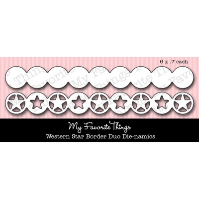 Лезвие My Favorite Things - Die-namics Western Star Border Duo
