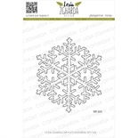 Акриловый штамп Lesia Zgharda SR223 Ice snowflake, размер 7.8 см