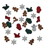 Набор декоративных пуговиц Dress It Up - Christmas Miniatures