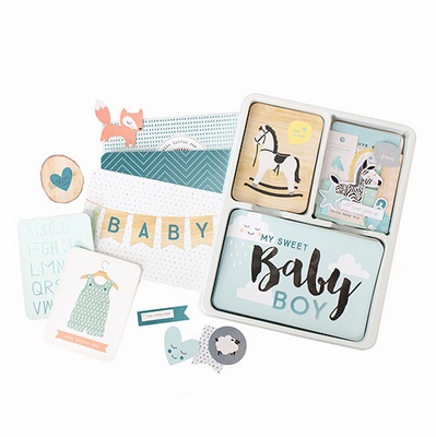 Набор карточек Project Life by Becky Higgins - Value Kit - Little You Boys, 130 элементов