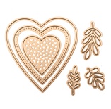Ножи от Spellbinders - Heart Valentines Die Set - Small Die of the Month Club. В упаковке 6 ножей. Подходит для применения с такими машинками Sizzix : Sizzix Big Shot Machine , Sizzix Vagabond Machine , Sizzix Big Shot PRO Machine.