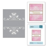 Папка для тиснения от Spellbinders - Dotted Lace Cut and Emboss Folder