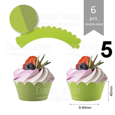 Набор картонных заготовок 005, ТМ Fabrika Dekoru, 6 штук, выбор цвета