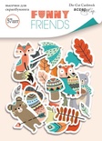 Набор высечек для скрапбукинга от Scrapmir - Funny Friends, 57 шт