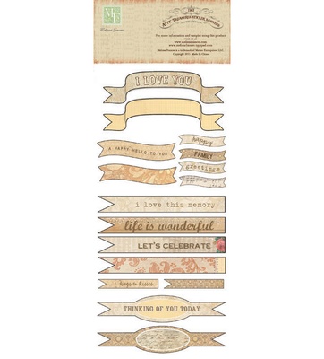 Набор наклеек Attic Treasures Sticker Banners, 16 шт.