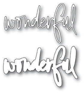 Ножи для вырубки от Memory Box - Wonderful Jotted Script